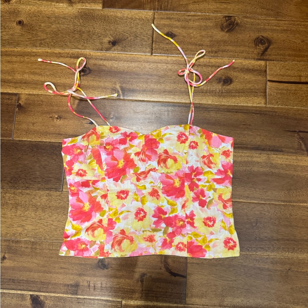 Old Navy Floral Camisole in Pink and Yellow